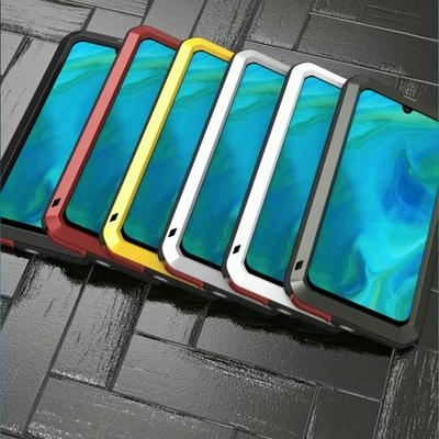 Love Mei Detachable 360 Degree Protecting Aluminium Frame + TPU Back Cover + HD Tempered Glass Screen Protector Powerful for Samsung Galaxy A70s