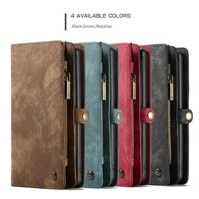2-in-1 008 Type Multifunctional Wallet Style Shockproof PU Leather Mobile Phone Case for Samsung Galaxy Note20