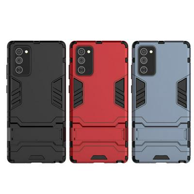 Iron Man 2 in 1 Detachable Shockproof Anti-Scratch Soft TPU + Hard PC with Kickstand Back Cover Case for Samsung Galaxy Note20