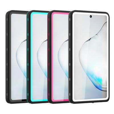 Redpepper Dropproof Waterproof Design with Strap Soft TPU + Hard PC Support Wireless Charging Back Cover Case for Samsung Galaxy Note20 