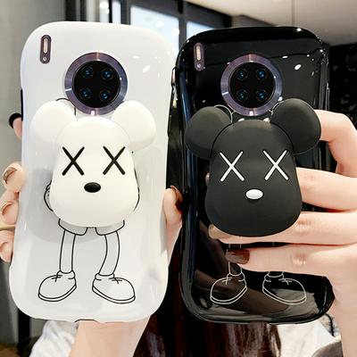 3D Squishy Cute Violent Bear Stress Reliever Squeeze Shockproof Soft Silicone Back Cover Case for iPhone 6 / 6S / 6 Plus / 6S Plus / 7 / 8 / 7 Plus / 8 Plus / X / XR / Xs Max 6.5 / 11 6.1 / 11 Pro 5.8 / 11 Pro Max 6.5