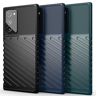 Anti-Fingerprints Shockproof Soft TPU + Hard PC Phone Protective Case for Samsung Galaxy Note 20 Ultra