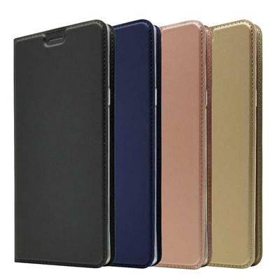 Voltage Magnetic Attraction Solid Color Side Flip Shockproof PU Leather + Transparent TPU with Card Slot and Stand Protective Case for Samsung Galaxy Note 9