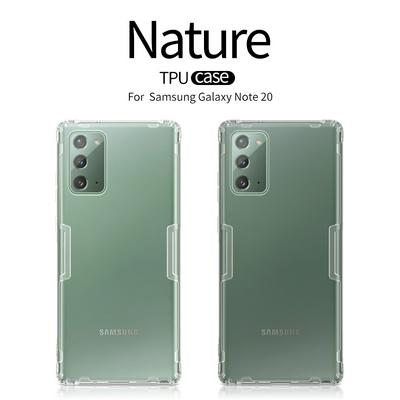 Nature Transparent Four Corners Drop-proof Scratch Resistant Soft TPU Back Cover Phone Case for Samsung Galaxy Note20