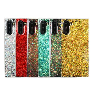 Glitter Phone Case for Samsung Galaxy Note 10, Flexible TPU Phone Cover