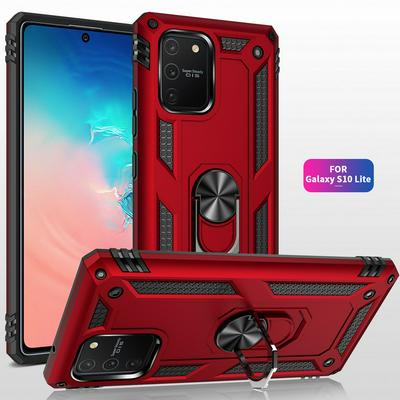 Armor Case For Samsung Galaxy S10 Lite/A91 Case Magnet Car Ring Holder Shockproof Stand Phone Cover Fundas