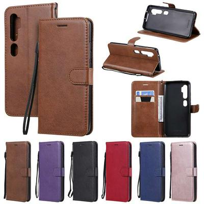 Solid Color Wrist Strap Style Shockproof Side Flip PU Leather + Soft TPU Card Slots with Magnetic Buckle and Stand Wallet Case for Samsung Galaxy A41