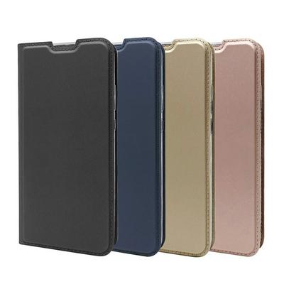 Solid Color Voltage Shock-Absorption Side Flip PU Leather + Soft TPU with Card Slot and Stand Wallet Case for Huawei P40 Lite E