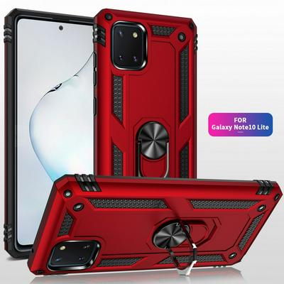 Armor Case For Samsung Galaxy A81/Note 10 Lite Case Magnet Car Ring Holder Shockproof Stand Phone Cover Fundas