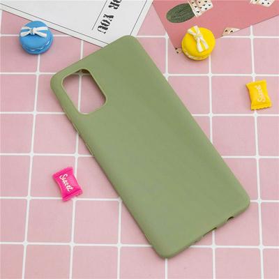 Solid Color Frosted Anti-Drop Anti-Scratch Soft TPU Back Cover Protective Case for Samsung Galaxy A81 / Note 10 Lite