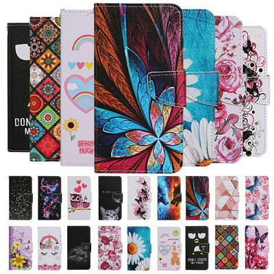 Colored Painting All-round Protection PU Leather Phone Protective Case with Lanyard and Magnetic Buckle for Samsung Galaxy S20 Plus