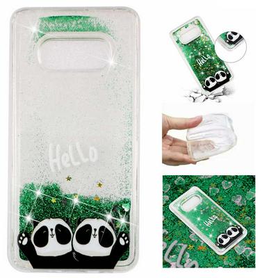 Outer Pattern Bling Style Quicksand Anti-Scratch Soft TPU Back Cover Protective Case for Samsung Galaxy S10 Lite