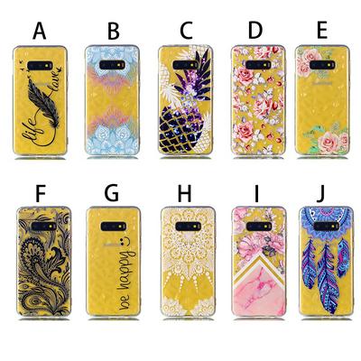3D Diamond Colored Painting Anti-Scratch Soft TPU Back Cover Protective Case for Samsung Galaxy S10e / S10 Lite