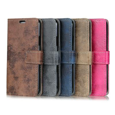 Retro Pattern Wallet Style Magnetic Flip Stand TPU + PU Leather Case for Huawei P Smart+ / Nova 3i 