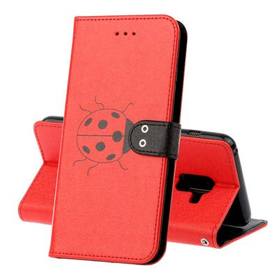 Silk Texture PU Leather + Soft TPU Card Slots with Stand Support and Wallet Protective Case for Samsung Galaxy A8 (2018) / A530 