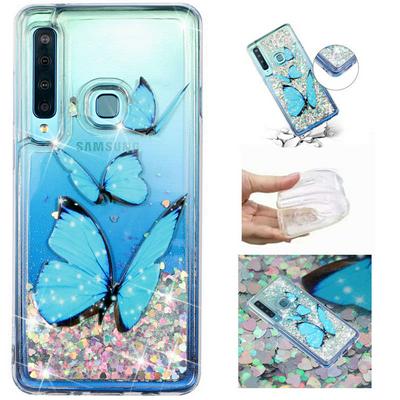 Personalized Creative Quicksand Anti-Fall Soft TPU Back Cover Protective Case for Samsung Galaxy A9 (2018)