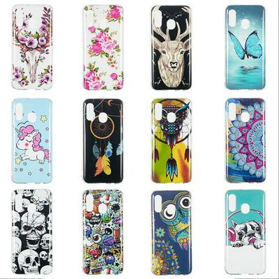 Luminous Shockproof Anti-Scratch IMD Craft Soft TPU Back Cover Case for Samsung Galaxy A40