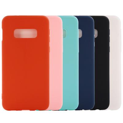 Simple Ultra Thin Solid Color Frosted Anti-Scratch Soft TPU Back Cover Case for Samsung Galaxy S10 Lite