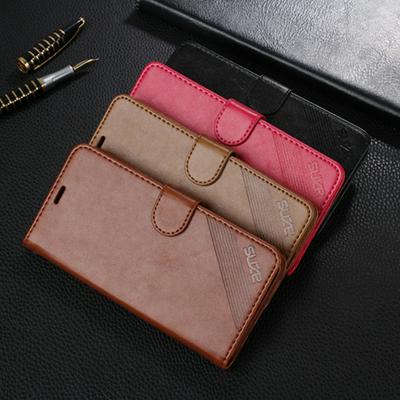 Business Solid Color PU Leather + Soft TPU with Card Slots and Stand Wallet Protective Cover Case for Huawei P Smart+ / Nova 3i 