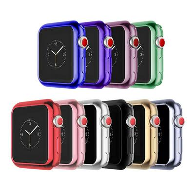 Electroplating TPU Protecting Case Replace Cover Protective Shell for Apple Watch iWatch 