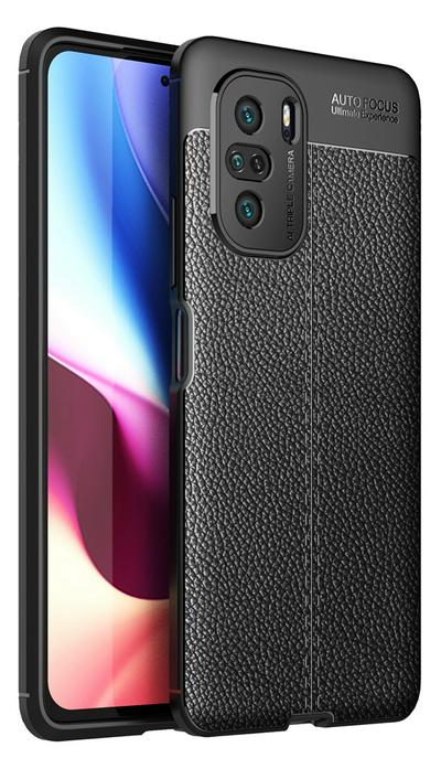 For Xiaomi Mi 11i/Xiaomi Redmi K40/K40 Pro/Xiaomi Poco F3 Lychee Pattern Shock Absorption Anti-drop Business Soft TPU Back Cover Case