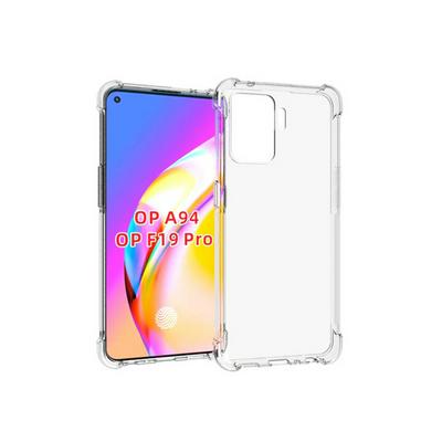 Anti-Fingerprint Non-Slip Waterproof Four Corners Shockproof Transparent Soft TPU Back Cover Protective Case for Oppo A94 5G