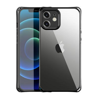 For iPhone 12 mini(5.4) Four-corner Airbag Anti-fall Shock Absorption Hard PC Back Cover Case