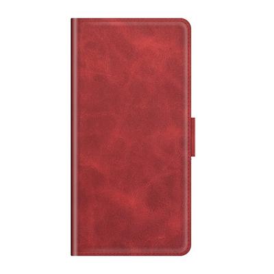 For Oppo Realme C11 (2021) Square Buckle Folio Flip Leather Case with Stand and Card Slots Function