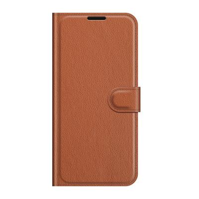 For iPhone 13 Solid Color Folio Flip Leather Case with Stand and Card Slots Function