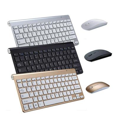 Wireless Mac Notebook Laptop TV Box 2.4G Mini Keyboard Mouse IOS Android Win 7 10