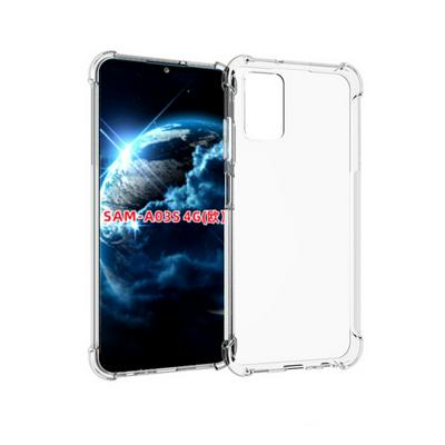 Anti-Fingerprint Non-Slip Waterproof Four Corners Shockproof Transparent Soft TPU Back Cover Protective Case for Samsung Galaxy A03S 4G （EU）