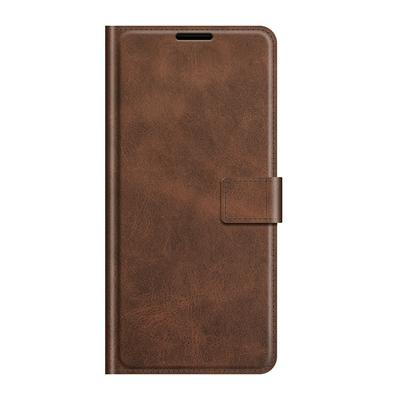 For Oppo Reno6 5G Square Buckle Folio Flip Leather Case with Stand and Card Slots Function