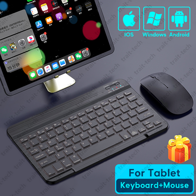 Tablet Wireless Keyboard for iPad Pro 2020 11 12.9 10.5 Teclado, Bluetooth Keyboard Mouse for iPad 8th 7th 6th Air 4 3 2 mini 5