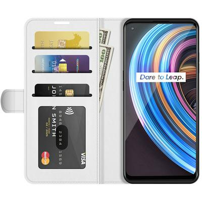 For Realme X7 Pro Ultra/Realme X7 Pro Extreme Edition R64 Pattern Single Folded Edge Folio Flip Leather Wallet Phone Case