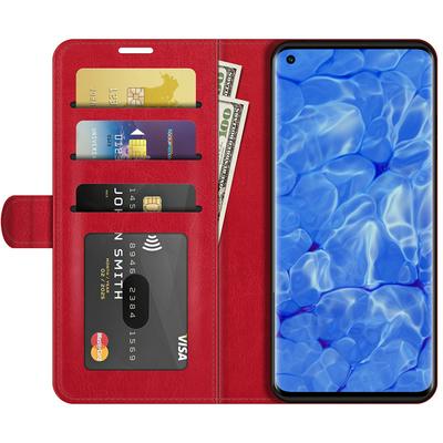 For Oppo Reno6 Pro+ 5G R64 Pattern Single Folded Edge Folio Flip Leather Wallet Phone Case