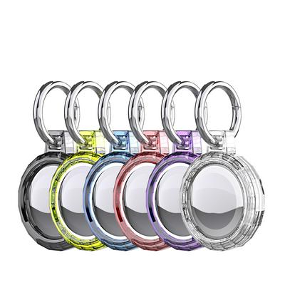 For Apple AirTag Tracker Protective Cover Shockproof Case with Anti-Lost Keychain