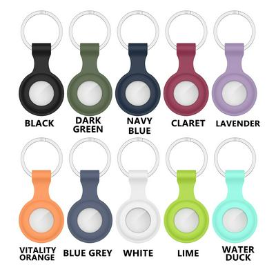 Accessories Leather Case For Apple Airtags Protective Cover For Apple Locator Tracker Anti-lost Device Keychain Protect Sleeve