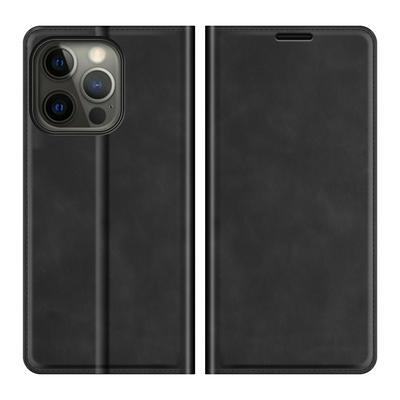 For iPhone 13 Pro Skin Feel Magnetic Attraction Flip Leather Wallet Phone Case with Card Slot