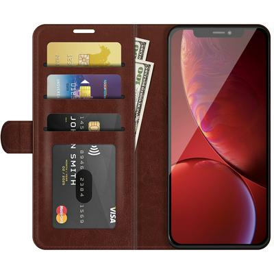 For iPhone 13 Pro R64 Pattern Single Folded Edge Folio Flip Leather Wallet Phone Case