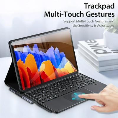 DUX TK For Samsung Tab S7 Plus Tablet Bluetooth Keyboard Protective Cover Smart Sleep Leather Case