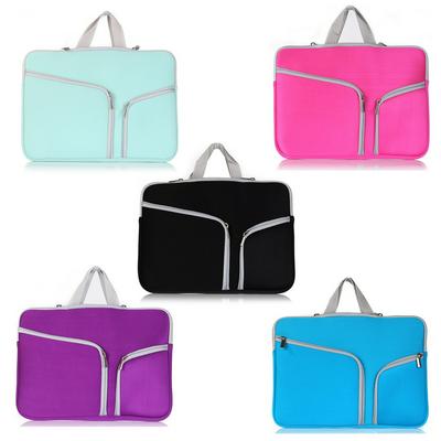 11 inch -12 inch Universal Laptop Liner Bag Portable Double Pocket Zipper Bag