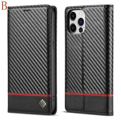 For iphone 12 Mini Extraordinary Carbon Fiber Texture Four Corners Anti-drop Hard PC +TPU Back Cover Case 
