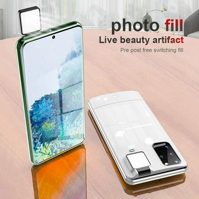 For Samsung Galaxy S20 plus Ring Light Flash Case LED Selfie Flashlight Cellphone Case Cover
