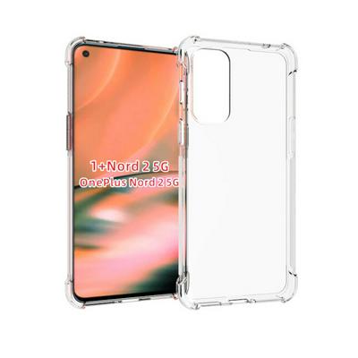 Anti-Fingerprint Non-Slip Waterproof Four Corners Shockproof Transparent Soft TPU Back Cover Protective Case for OnePlus Nord 2 5G
