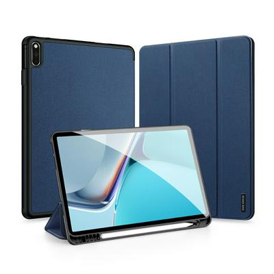 For Huawei MatePad 11(2021) DUX DOMO Series Tri-Fold Stand Side Flip Shockproof PU Leather Tablet Case