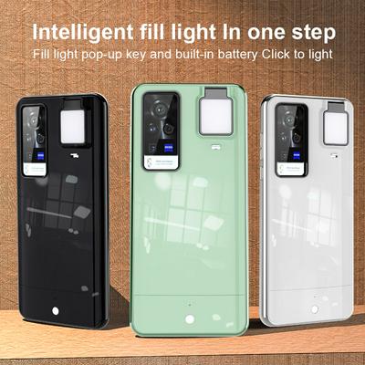Intelligent Fill Light Live Selfie Phone Case For Vivo X60 Pro Case Shockproof Kickstand Cover Coque