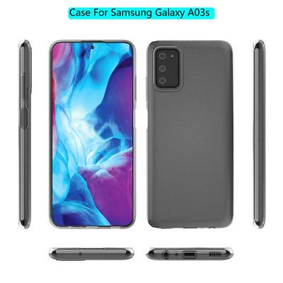Ultra Slim Detachable Transparent Anti-Fingerprint Yellowing-Resistant Soft TPU Back Clear Cover Case for Samsung Galaxy A03s