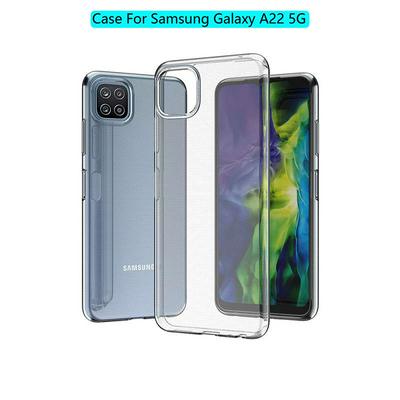 Ultra Slim Detachable Transparent Anti-Fingerprint Yellowing-Resistant Soft TPU Back Clear Cover Case for Samsung Galaxy A22 5G
