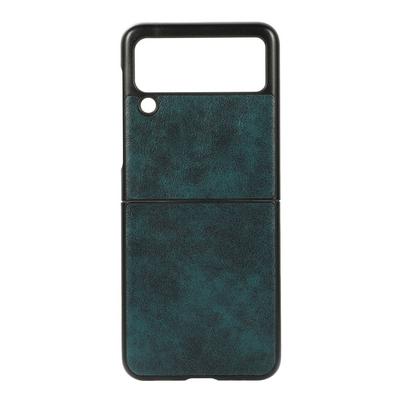 For Samsung Galaxy Z Flip3 5G Business Pattern Shockproof Anti-Scratch PU Leather+PC Case