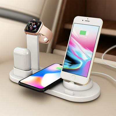 4 in 1 Wireless Charger QI Wireless Charging Stand for iPhone, Apple Watch and Airpods